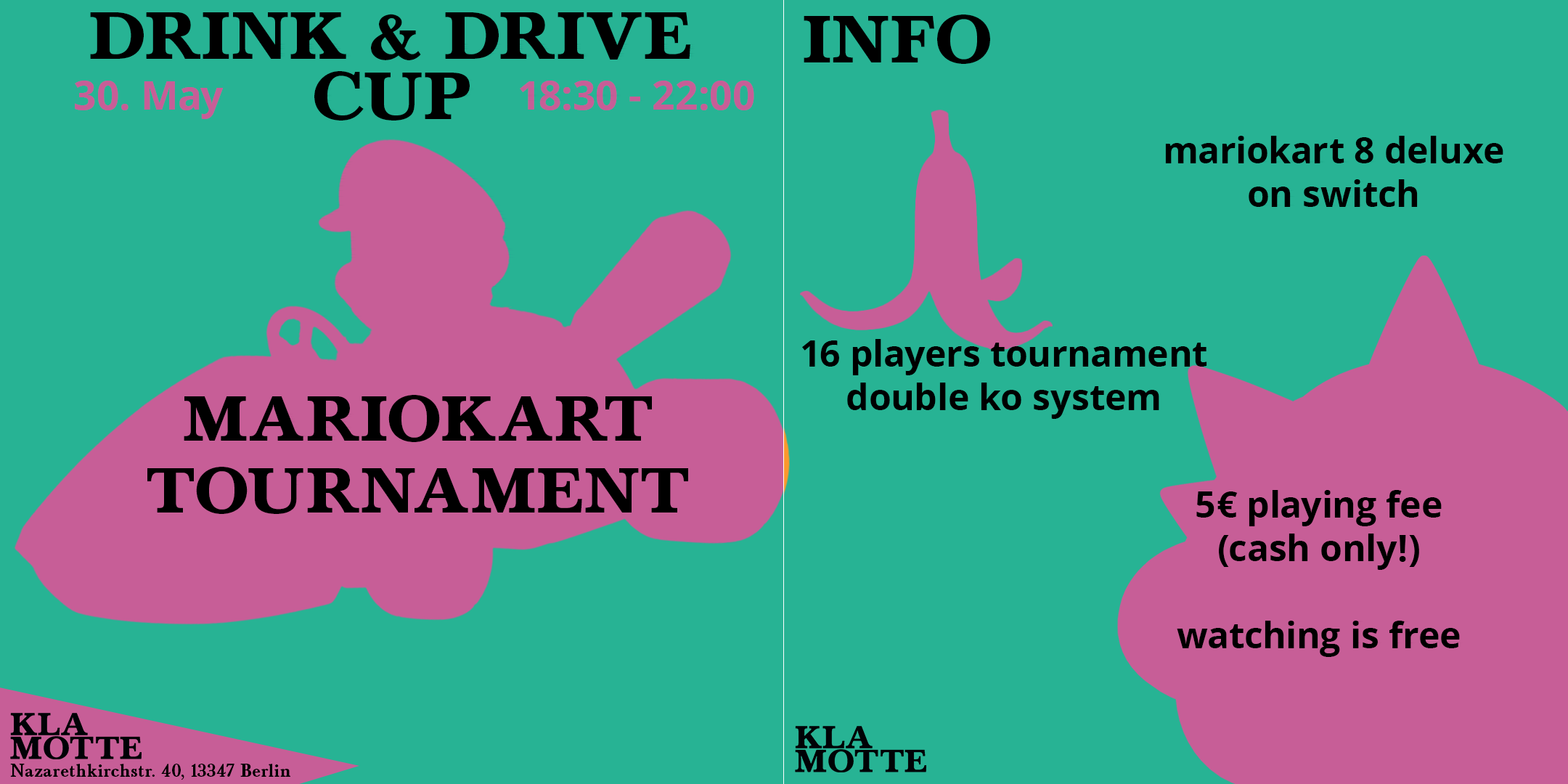 DRINK & DRIVE CUP – MARIOKART TOURNAMENT