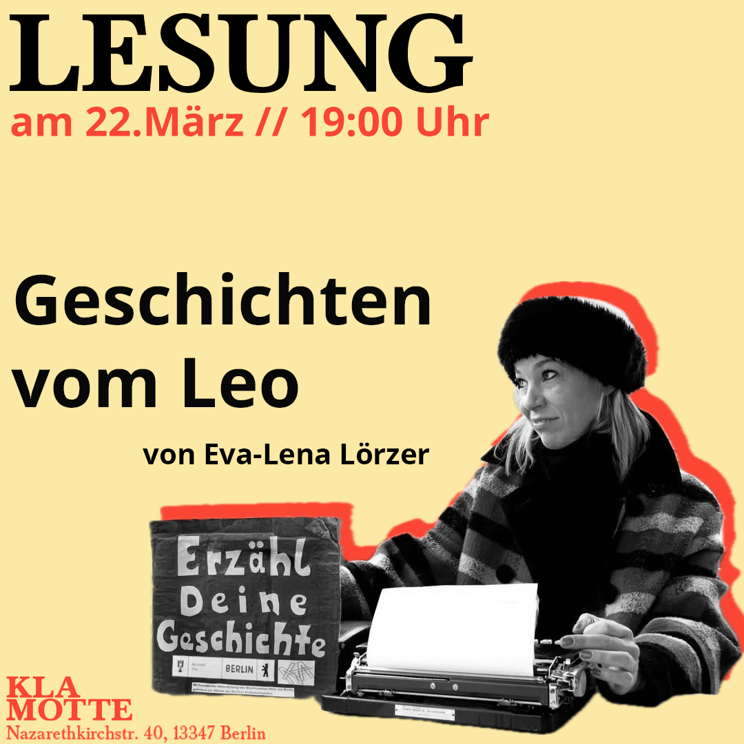 22.03.25 Lesung "Geschichten vom Leopoldplatz"