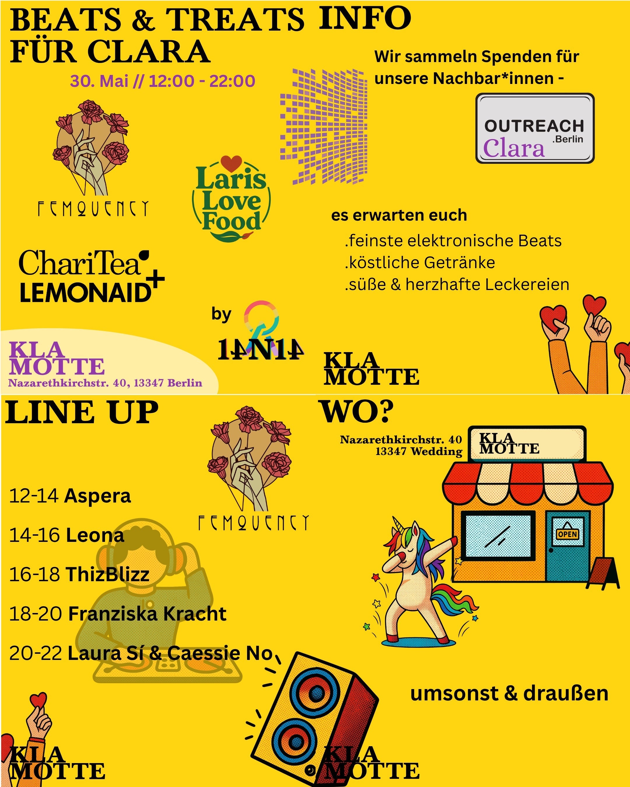 Beats & Treats für Clara - 30.05.2026